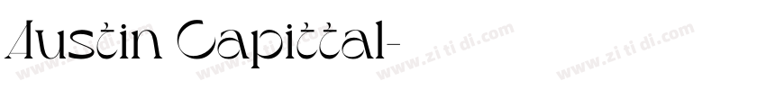 Austin Capittal字体转换